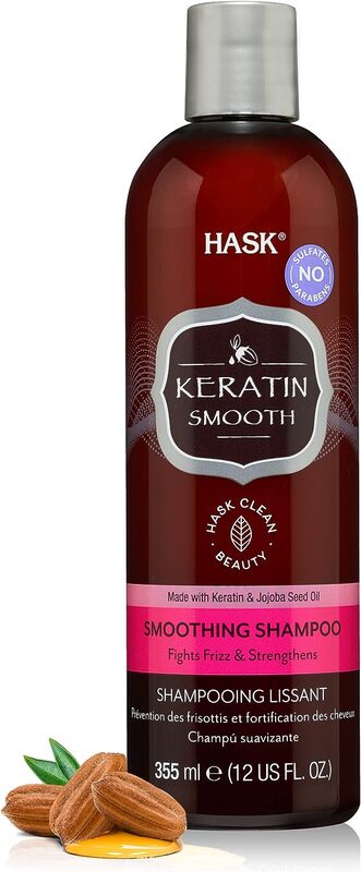 Hask Keratin Protein Smoothing Shampoo, 355ml