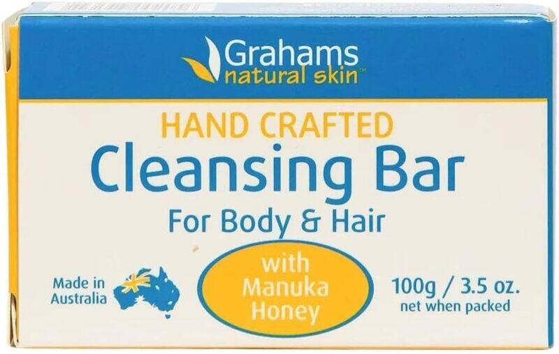 

Grahams Natural Body & Hair Cleansing Bar, 002056, 100g