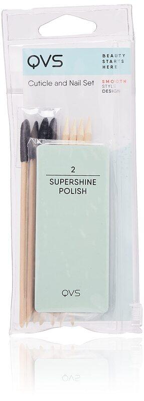 

QVS Cuticle And Nail Set, Multicolour