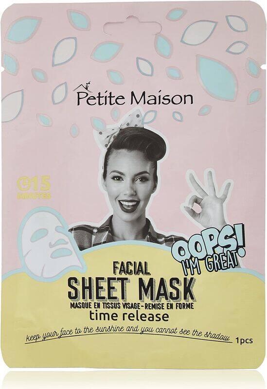 

Petite Maison Time Release Facial Sheet Mask, 25ml