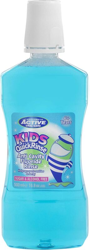 Beauty Formulas Active Oral Care Kids Quick Rinse Mouthwash, 500ml