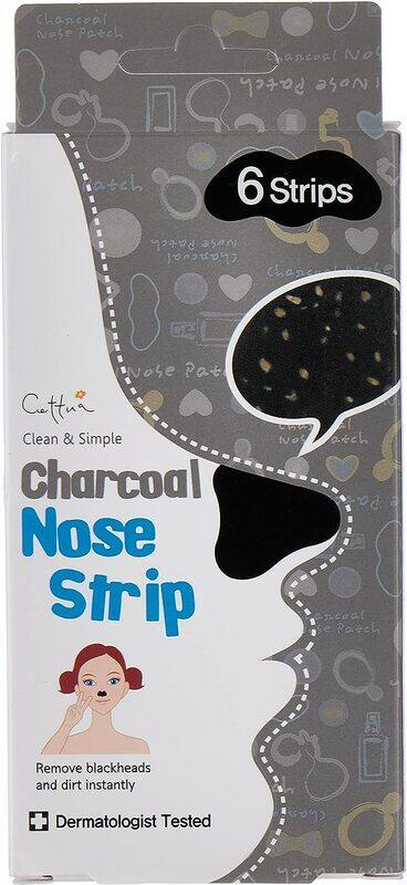 

Cettua Clean & Simple Charcoal Nose Strip, 6 Strips