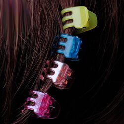 Goody Slideproof Classics Mini Claw Clips for Girls, 24 Pieces