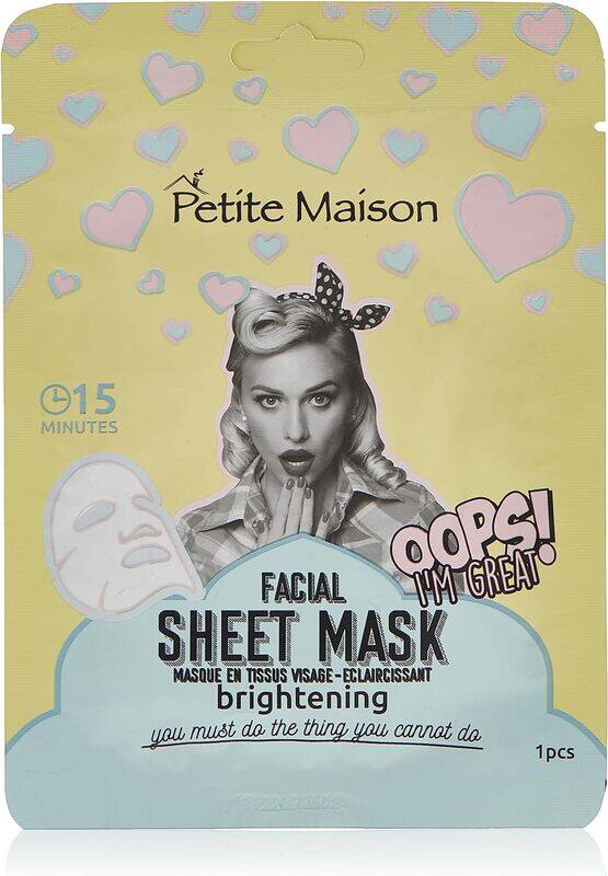 

Petite Maison Brigtening Facial Sheet Mask, 25ml
