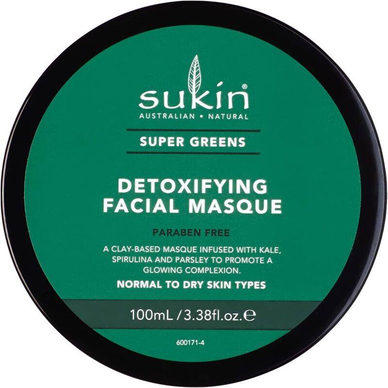 

Sukin Super Greens Detoxifying Facial Masque, 100ml