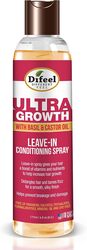 Difeel Ultra Growth Basil & Castor Hair Oil Leavein Conditioning Spray for Damaged Hair, 180ml