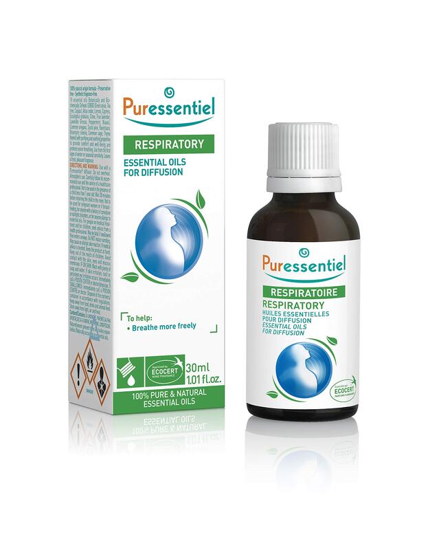 Puressentiel Respiratory Diffusion Blend Pure Essential Oils, 30ml