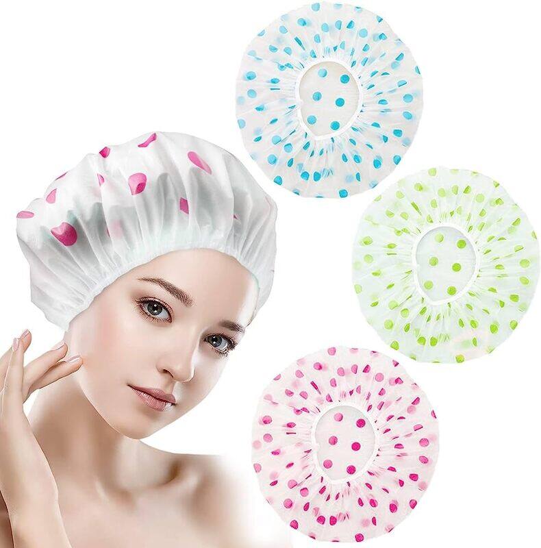 

Xcluzive Reusable Shower Cap, Multicolour, 2 Piece