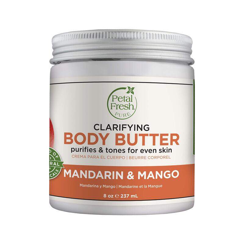 

Petal Fresh Pure Clarifying Mandarin & Mango Body Butter, 8oz