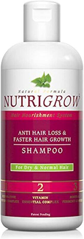 

Nutrigrow Anti Hair Loss & Faster Growth Shampoo for Dry & Normal Hair, 300ml