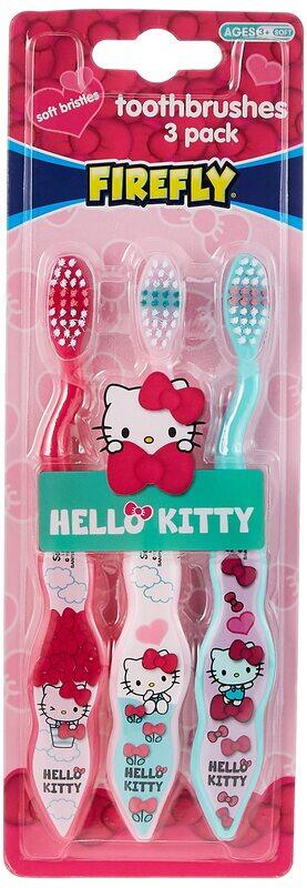 

Firefly Hello Kitty Toothbrush, Multicolour, 3 Piece
