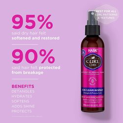 Hask 5-In-1 Leave-In Spray Curl Care Conditioner, 175ml