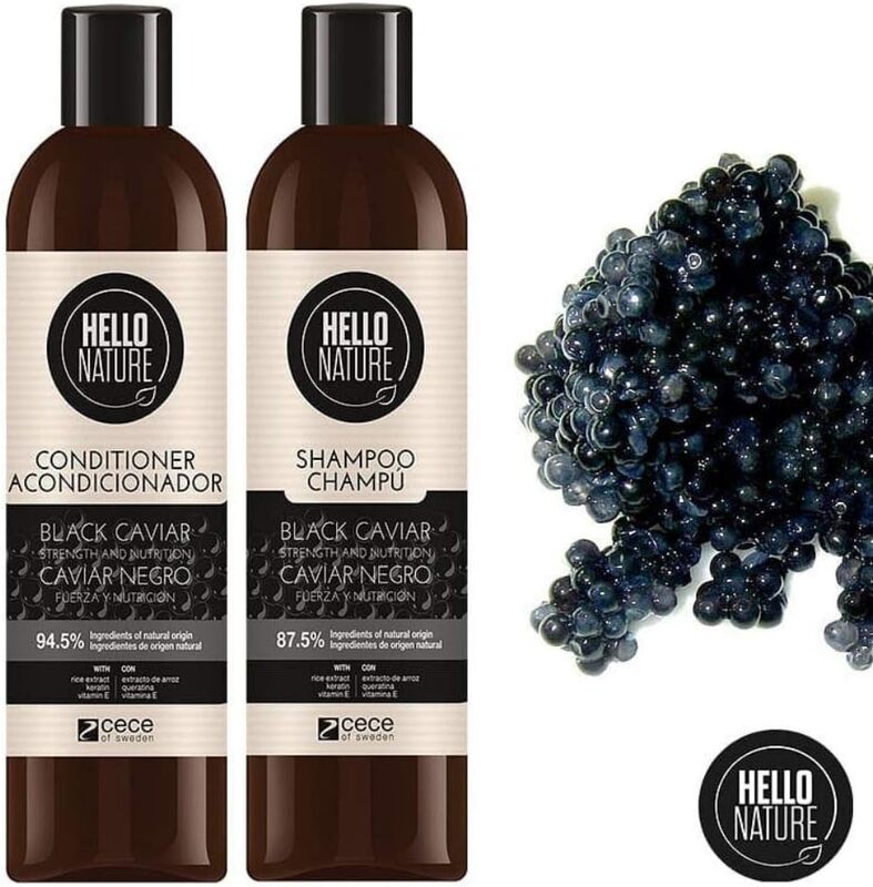 Hello Nature Black Caviar Shampoo, 300ml