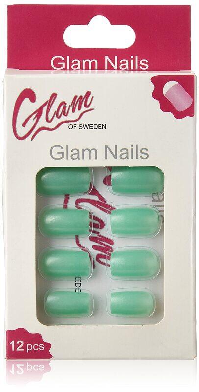 

Glam Of Sweden Galm False Nails, 12 Pieces, Green