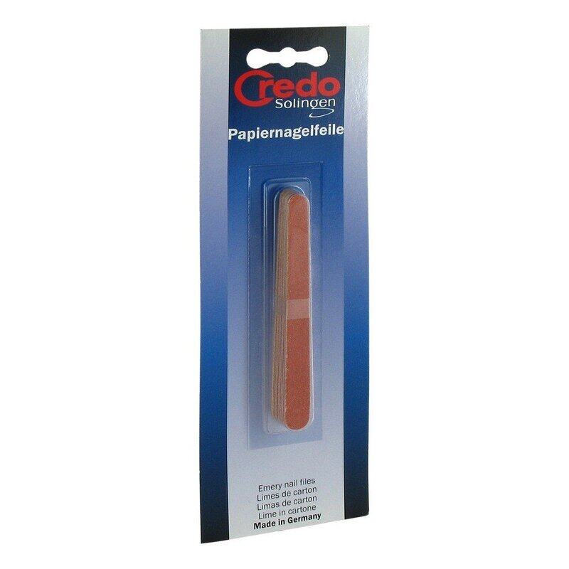 

Credo Solingen Emery Nail Files Blister, Brown