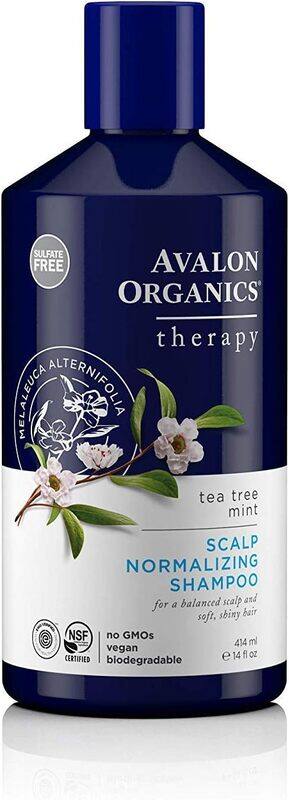 

Avalon Organics Scalp Normalizing Tea Tree Mint Therapy Shampoo, 14oz