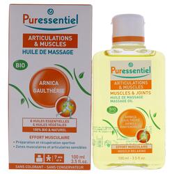 Puressentiel Articulations & Muscle Relaxing Organic Massage Oil, 100ml