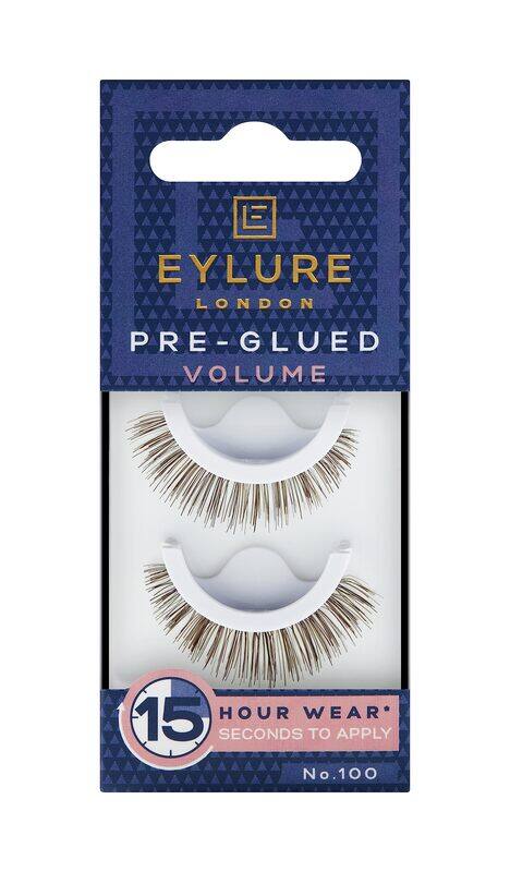 

Eylure Volume Pre Glued False Lashes, No. 100, Black