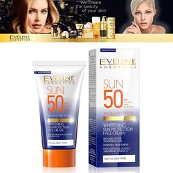 Eveline Cosmetics Whitening Sun Protection Face Cream, 50ml