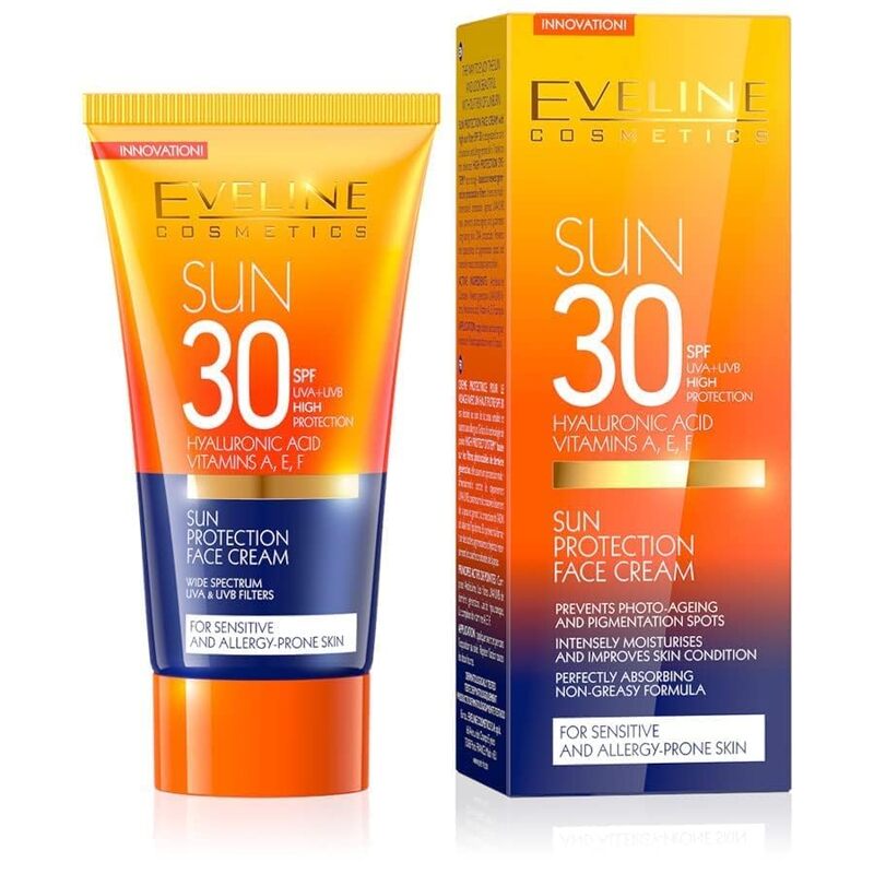 Eveline Cosmetics Sun Protection Spf 30 Face Cream, 50ml