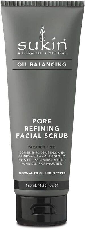 

Sukin Oil Balancing Char Pore Refining Facial Scrub, 125ml
