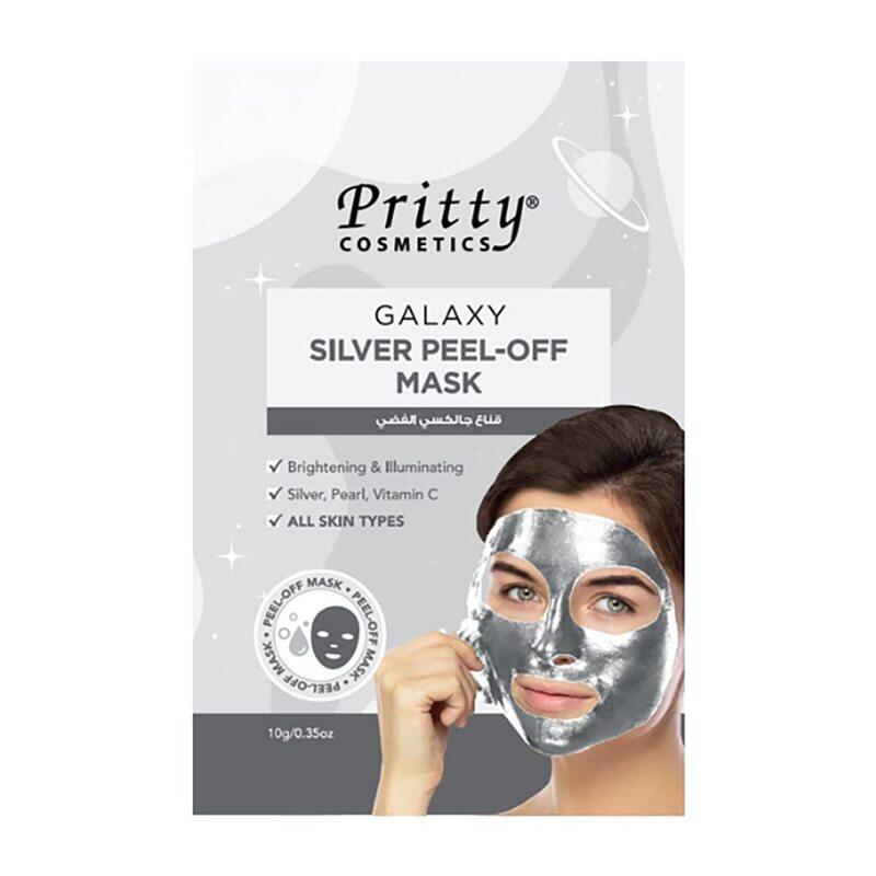 

Pritty Cosmetics Galaxy Silver Peel Off Mask, 10g