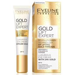 Eveline Cosmetics Gold Lift Expert Eye Cream with 24 Karat Gold, 15ml