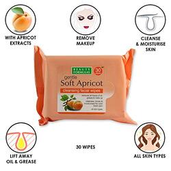 Beauty Formulas Gentle Soft Apricot Cleansing Facial Wipes, 30 Wipes