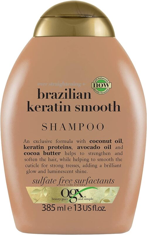 

Ogx Ever Straightening + Brazilian Keratin Smooth Shampoo, 385ml