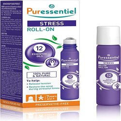 Puressentiel Stress Roll-On with 12 Essential Oils, 5ml