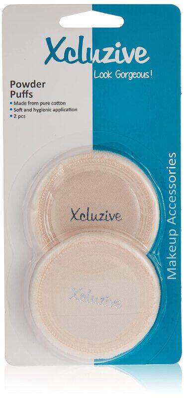 

Xcluzive Powder Puffs X Compact Powders, 2 Pieces, Cream