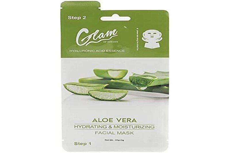 

Glam of Sweden Aloe Vera Hydrating & Moisturizing Facial Mask, 35 + 5g