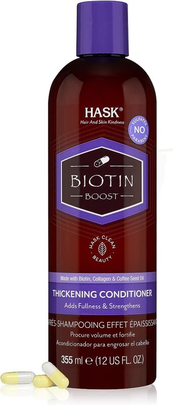 Hask Biotin Boost Thickening Conditioner, 355ml