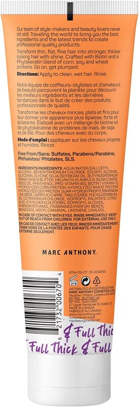 Marc Anthony Instantly Thick Biotin Conditioner, 250ml