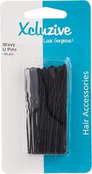 Xcluzive Wavy Hair Pins, 36 x 6.35cm, 36 Pieces