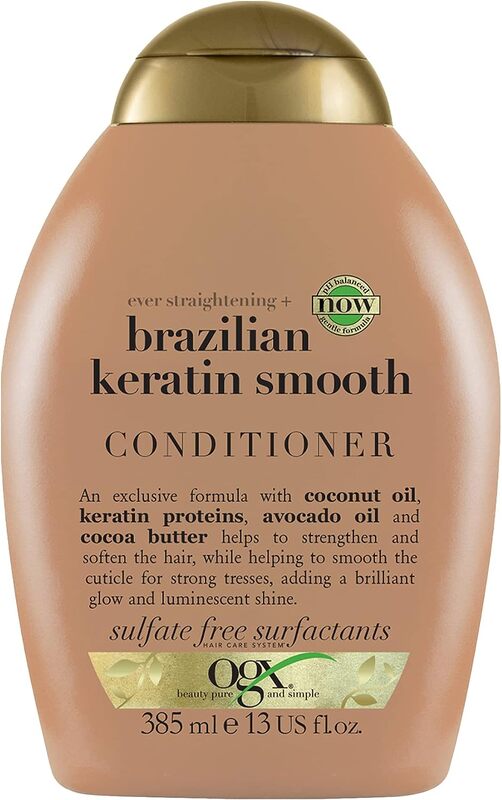 Ogx Ever Straightening + Brazilian Keratin Smooth Conditioner, 385ml