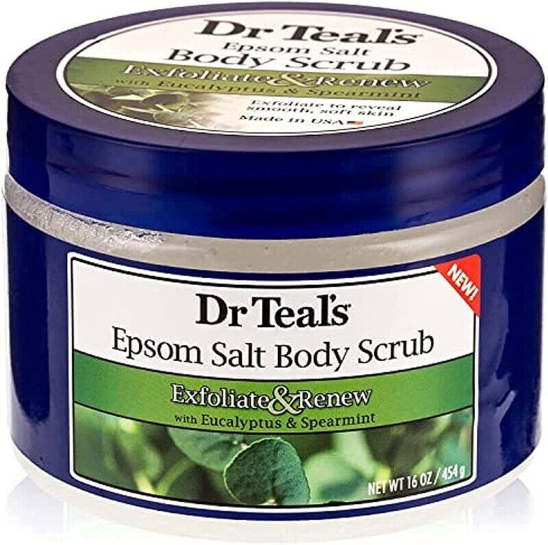 

Dr Teal's Epsom Salt Body Scrub Eucalyptus & Spearmint, 454g