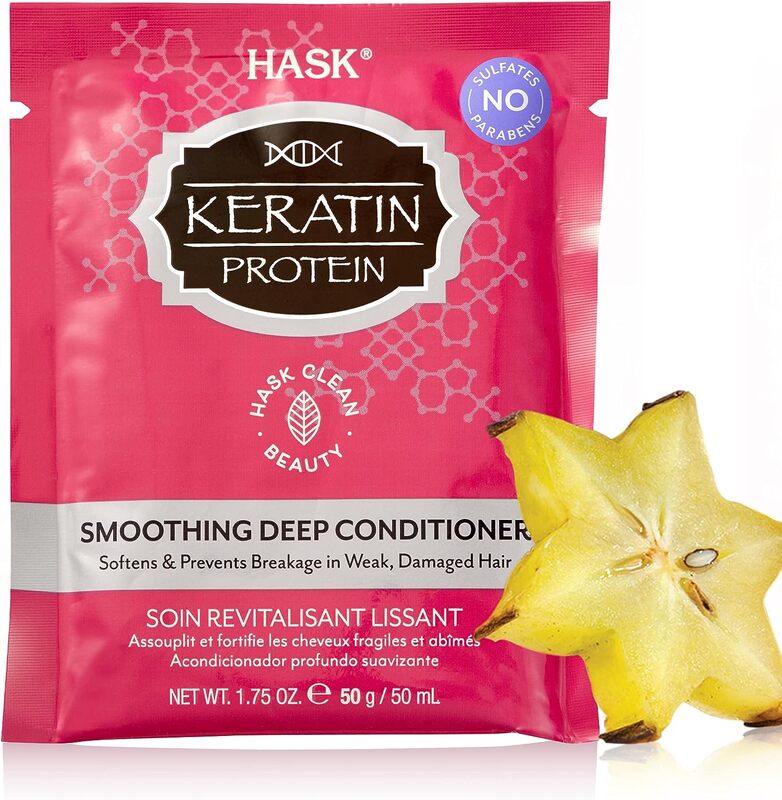 Hask Keratin Protein Smoothing Deep Conditioner for Damaged Hair, 50g