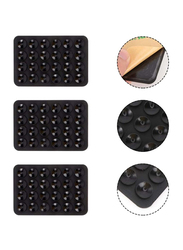 Uptrack Lifestyle Silicone Phone Mat with Suction Cup, Black