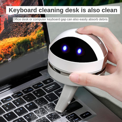 Uptrack Lifestyle Creative Mini Desktop Handheld Vacuum Cleaner for Kids, White