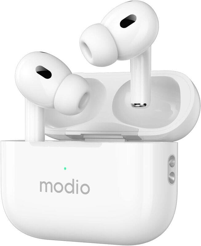 

Modio ME16 Wireless Bluetooth Headset White With Free Case