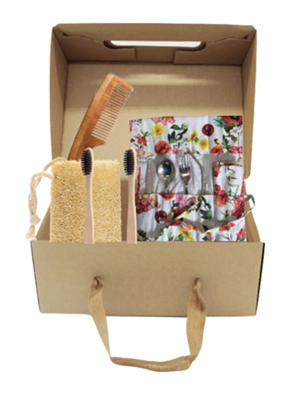 

Cherrypick 8-Piece Eco Friendly Zero-Waste Cutlery Gift Kit, Multicolour