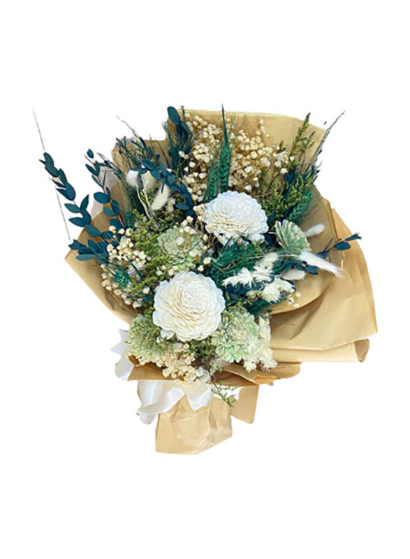 

Eco Flowers Botanical Dried Flower Bouquet, Multicolour