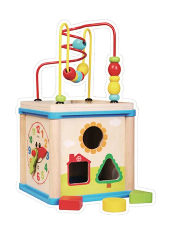 

Mindset Wooden Multi Activity Cube, 3 Pieces, Ages 1.5+