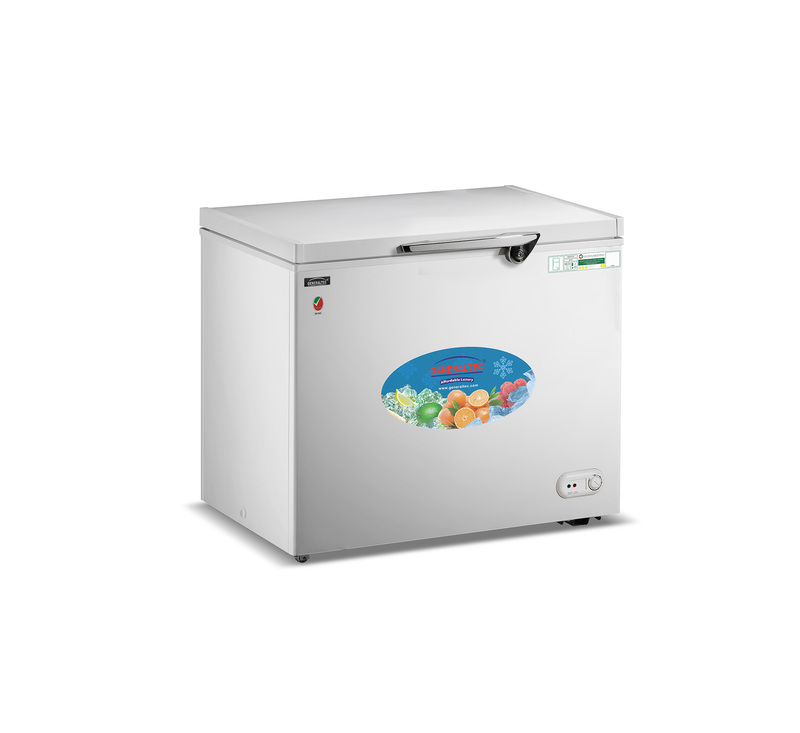 

Generaltec Single Door Chest Freezer. Model No. GF370L, 271 Liters