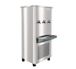 Generaltec Water Cooler, 3 Tap, Floor Standing Stainless Steel