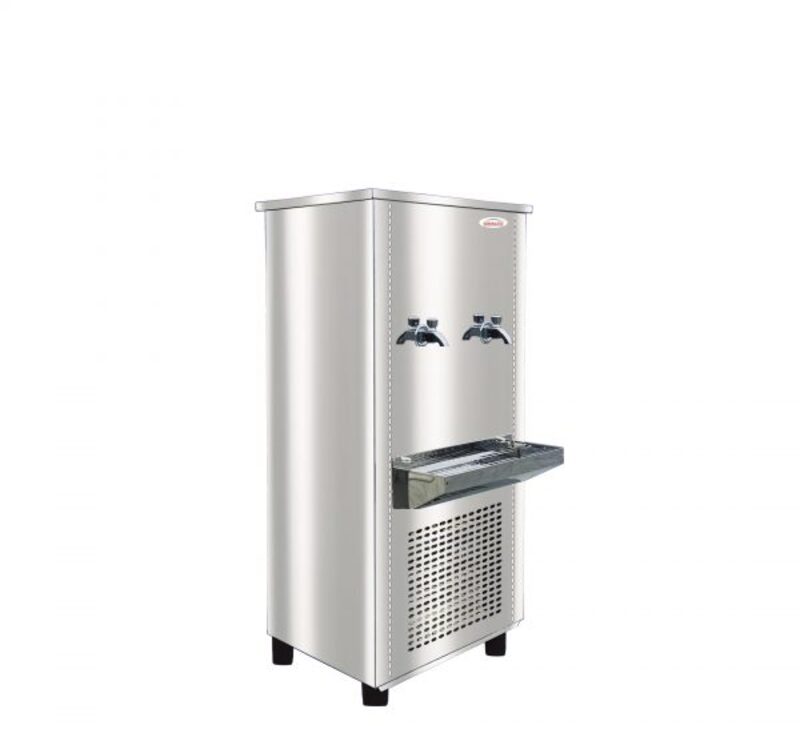 Generaltec Water Cooler, 2 Tap, Floor Standing Stainless Steel