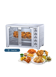 Generaltec Stainless Steel Electric Oven Toaster with Full Range Temperature Control, GOT115LD, Silver