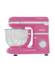 Generaltec 4.5L Stand Mixer Rotary Switch with 6 Speeds Plus Pulse, 600W, Pink
