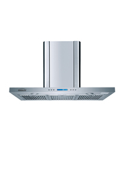 Generaltec LED Display Range Hood with Chimney (90x60), GH90P2SBF3, Silver